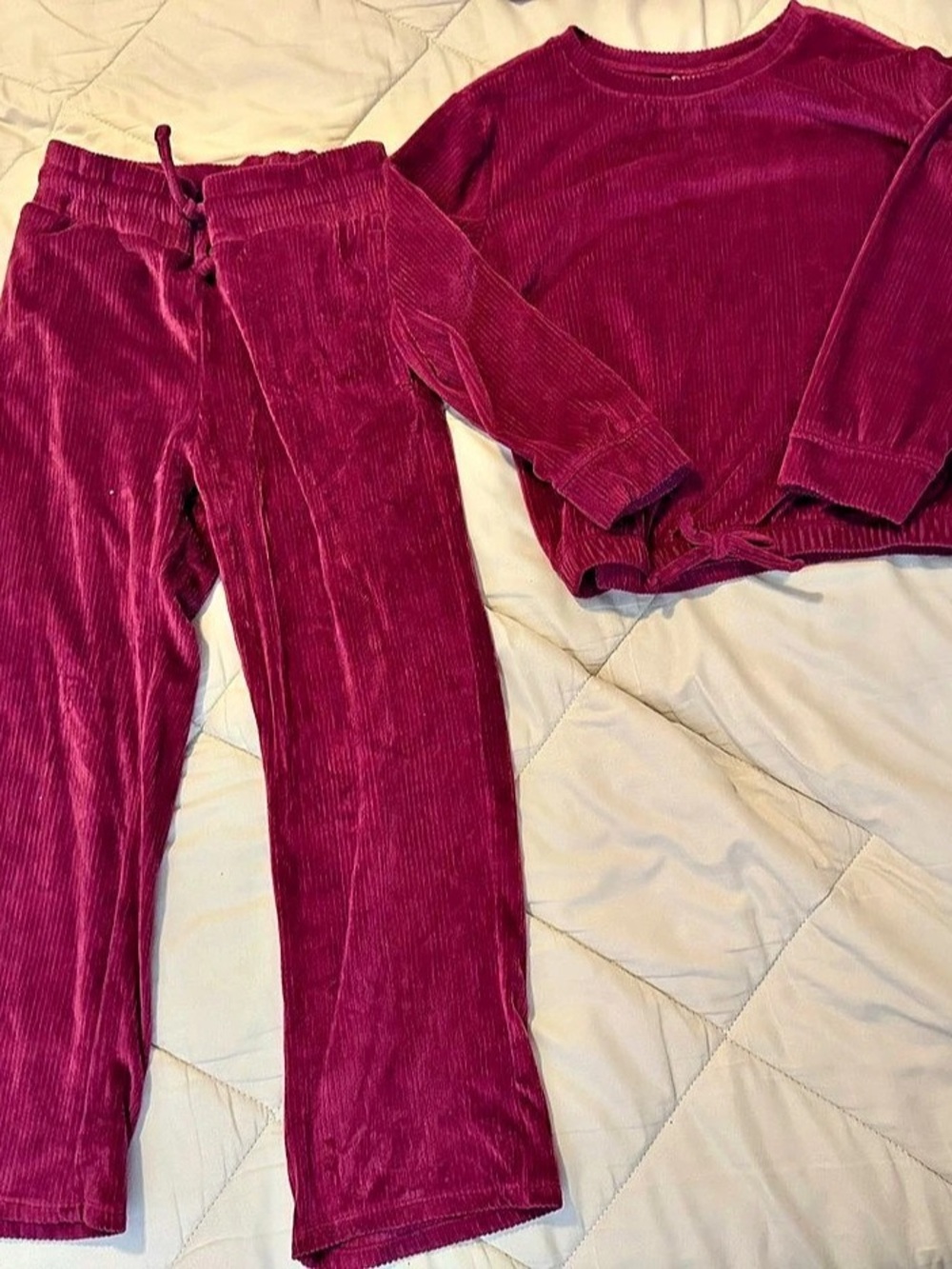 Jumping Beans Corduroy Matching Set Girls Size 8 Like New